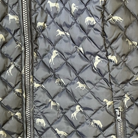 Piper by Smartpak Down Vest II Navy Horses Equestrian Hunter Women’s Size M - Picture 4 of 12